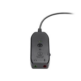 Audio-Technica ATR2x-USB 3.5 mm to USB Digital Audio Adapter with Mic and Headphone Inputs