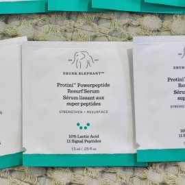 Drunk Elephant 25x 1.5ml Drunk Elephant Protini Powerpeptide Resurf Serums =More Than Full Size