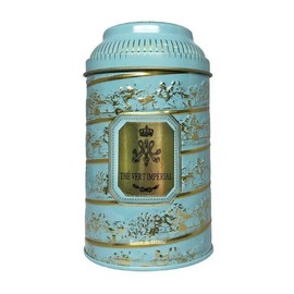Nina's Paris, Thé Vert Impérial (Japanese Green Tea) in Embossed Turquoise Tin