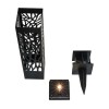 Tommy Bahama 35 Lumen Square Solar Bollard Lights, 5-pack Pattern