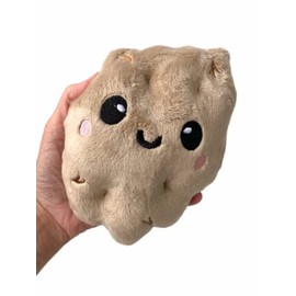 Chicken Nugget Cute Kawaii Plush Toy Stuffie New Baby Gag Gift White Elephant Stocking Stuffer