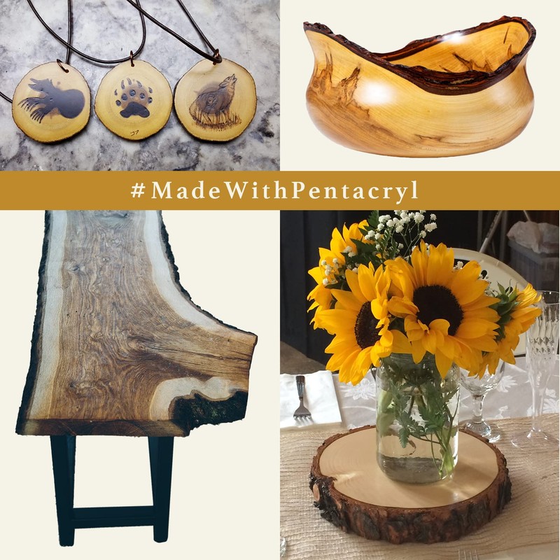 Pentacryl Green Wood Stabilizer 1 Gallon by Preservation Solutions, Prevents