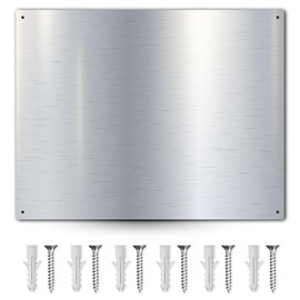 30" x 24" Backsplash for Kitchen Wall Stove Backsplash Protector with Ultra Flat and Flushed Metal Backs plash for Panel Stainless Steel (2)