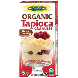 Let's Do...Organic Organic Tapioca Granules, 6-Ounce Boxes (Pack of 3)