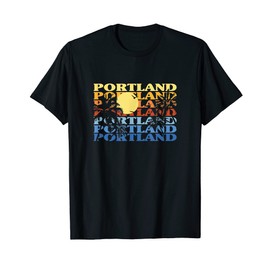 Portland Maine Strandliebhaber ME Beach Bum Portlander Urlaub T-Shirt