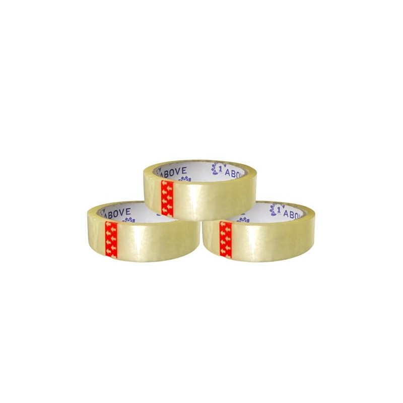 1ABOVE 3 Rolls Cellotape for Packing, 24mm x 40m, Strong