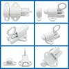Bivethoi 2Pcs Self-Closing Latches, Resilient Bolt Latch Spring Door Lock,