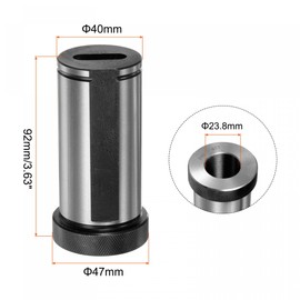 uxcell Drill Sleeve Adapter Holder D40-MT3 Morse Taper Reducing Adapter for CNC Lathe Milling Lathe Parts Tool