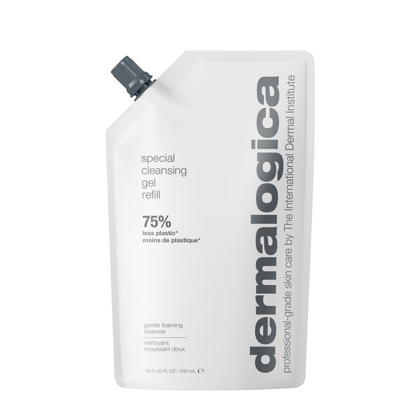 dermalogica Special Cleansing Gel Refill, 16.9 fl oz (500 ml) Facial Wash Gel