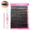 FADLASH Lash Extension Kit 100D Lash Clusters 8-16mm Eyelash Clusters
