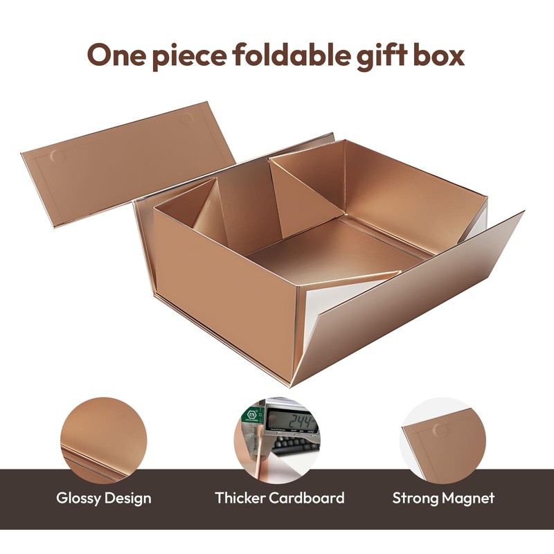 2-Pack Magnetic Gift Box 20 * 18 * 8cm with