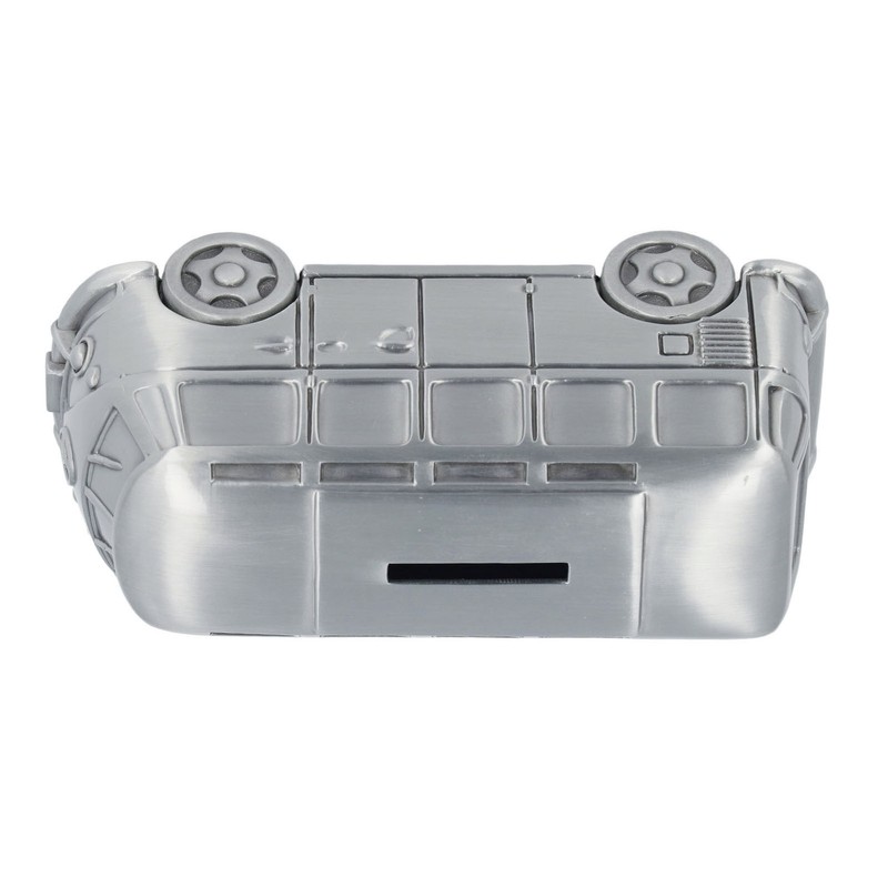 Metal Piggy Bank Bus Shape Cute Alloy Children Money Saving