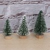 FOMIYES Small Pine Tree Decor with Wooden Bases Desktop Christmas
