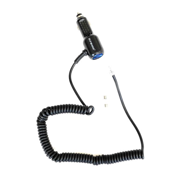 DCPOWER Coiled/Curled Power Cord Compatible Replacement for Beltronics RX55, Beltronics
