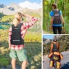 TANNOZHE Hydration Backpack with 2L Water Bladder, Lightweight Nylon Hydration