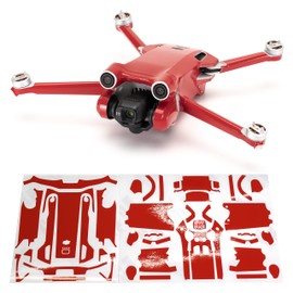 WRAPGRADE Skin Stickers Compatible with DJI Mini 3 Pro | Main Unit (Super RED)