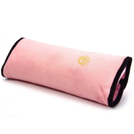 Auto Seat Belt Pillow Car Safety Belt Protect, Shoulder Pad, Adjust Vehicle Seat Belt Cushion for Kids (Pink)
