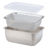 Shimomura Kihan Yogurt Draining Tray, Made in Japan, Stainless Steel