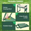 Saker Garden Kneeler and Seat Foldable Gardening Stool with Extendable