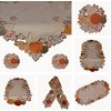 Raebel OHG Tablecloth Table Runner Doilies Autumn Beige Lurex Threads