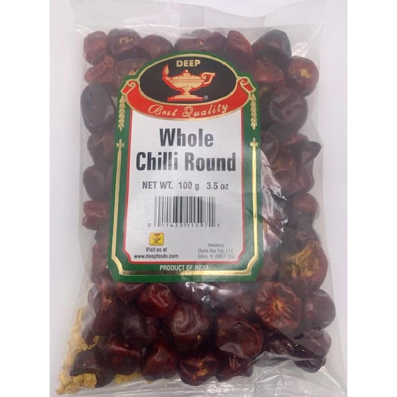 Deep Chili Whole Red 100g (3.5oz)