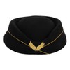 Unomor Women’S Airline Stewardess Beret Hat - Attendant Cap in