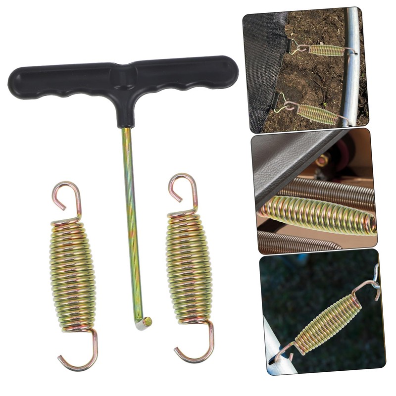 BESPORTBLE Trampoline Spring Replacement Zinc Coated Steel Springs Bounce Activity
