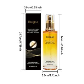 Hair Smoothing Essence Oil | Gentle Nourishing Hair Care for Thicker, Stronger Hair | Refreshing Daily Treatment for Women & Men | Soft, Healthy Hair
