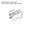 MECCANIXITY 50 Clips de Montaje de Cuerda Led, Soportes de