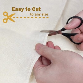 Ahvqevn 6 Pack Cheesecloth, Unbleached Pure Cotton Muslin Cloth, Soft Square Cheesecloth for Cooking, Filtering and Basting