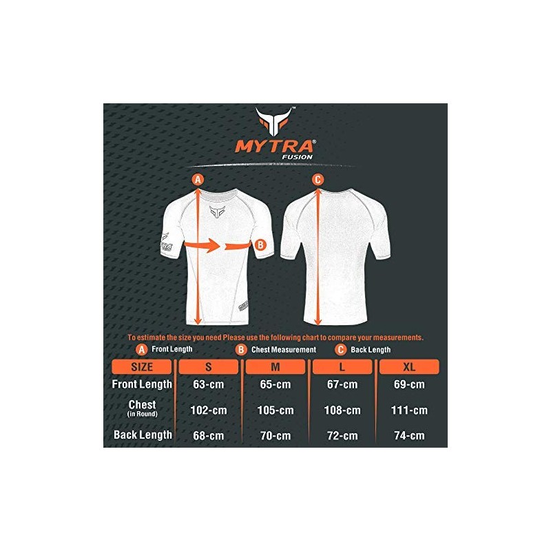 Mytra Fusion BJJ Rash Guard Men's Power Layer Base Layer