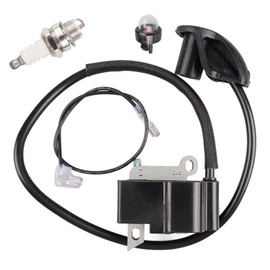 4134 400 1312 Ignition Coil for Stihl KA120 KA120R KA250 FS120 FS120R FS200 FS200R FS250 FS300 FS350 FS380 BrushCutter with Spark Plug