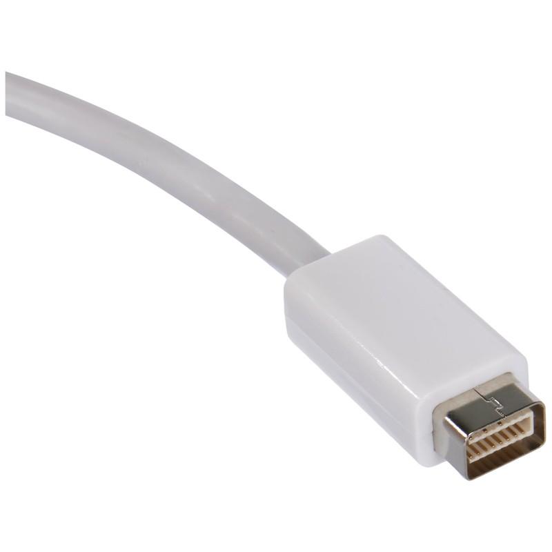 Goobay 51745 Mini DVI/HDMI Adapter Cable, White, 0.1 m Cable