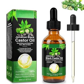 Aceite de Ricino100 Natural 60 ml Aceite de Ricino Organico-Castor Oil para Pestaas Cejas y CabelloRomero para Cuidado de la piel Crecimiento del...  