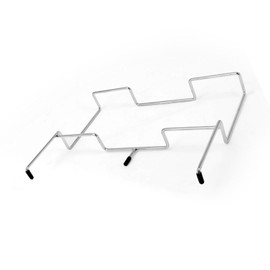 ZAWELIYO Hanging Trash Bag Holder, Stainless Steel Garbage Bag Hanger Rack Table Holder, Hygienic Kitchen BBQ Camping Use, Easy to Carry