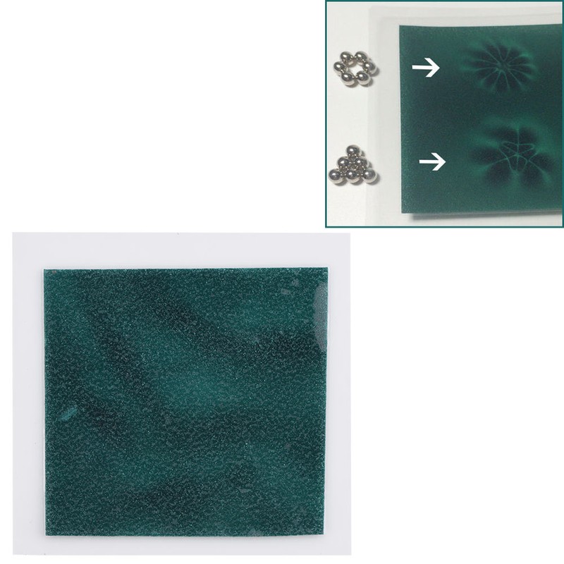 50 * 50mm Magnetic Field Viewer Card Magnet Pattern Viewing