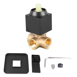 Shower Mixer Valve Wall Mount Concealed Rough In Kit Bathroom Tub Copper Faucet Single Function Square 3 Way Black