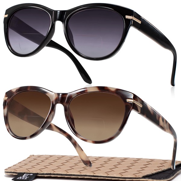 EASY READ EASY READ 2 Pack Bifocal Reading Sunglasses for