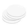 CIYODO 5pcs Transparent Acrylic Circles Smooth Edge Acrylic Discs for