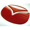 AFX-TRIMS 3D RED CARBON COATED DOMED LOGO INSERTS FOR MAZDA