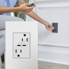 adorne 15A Tamper-Resistant Ultra-Fast Plus Power Delivery USB Type-C/C Outlet