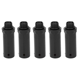 Air Compressor Breathing Valve 5pcs 0.6 Inch Black Breathing Rod Vent Cap Oil Suction Hole of Air Pump Head Air