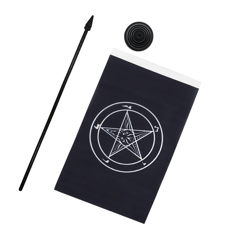 AZ FLAG - Baphomet Temple Order Table Flag 21 x