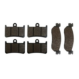 Front & Rear Brake Pads for Yamaha 1999-2002 YZF R6 & 2002-2003 YZF R1