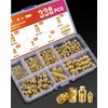 Gorffy 338 Piece Threaded Insert 3D Print, M2 M2.5 M3