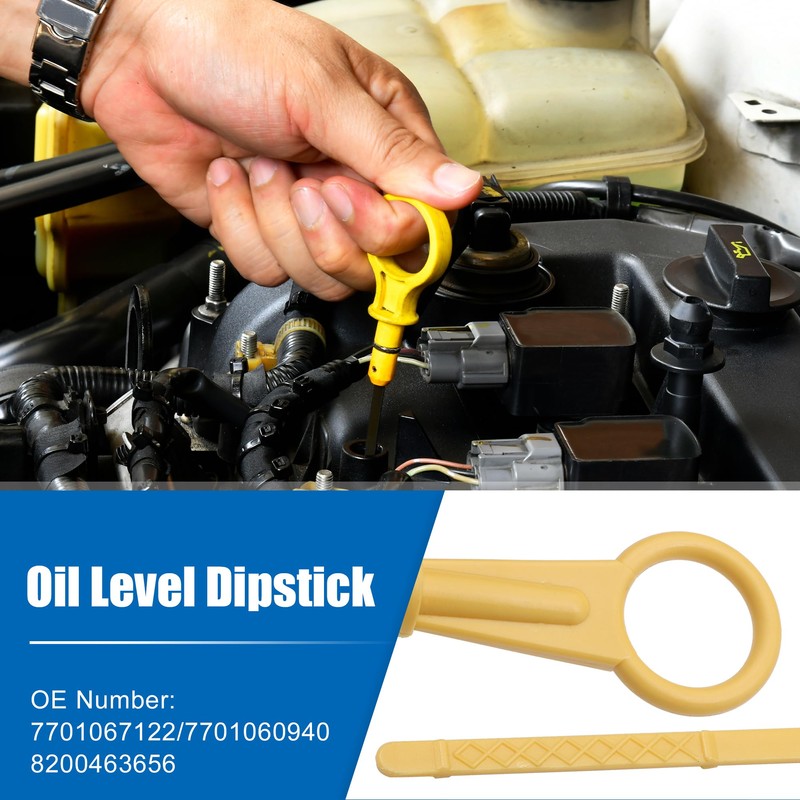 QUARKZMAN Car Oil Level Indicator Dipstick Replacement No. 7701067122/7701060940