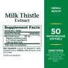 Nature's Bounty Milk Thistle, Herbal Health Supplement, Supports Liver Health,
