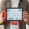 Technoline WT2600 Desk Calendar, Temperature Display, Humidity Display, Min/Max Display,
