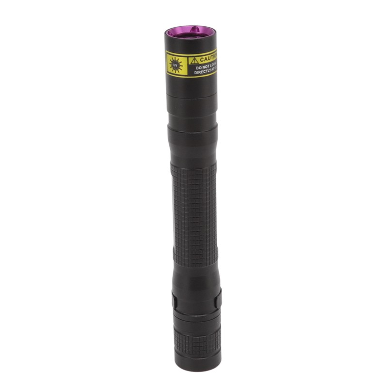 UV Flashlight 365nm Pen Clip Aluminium Alloy Button Control Multi