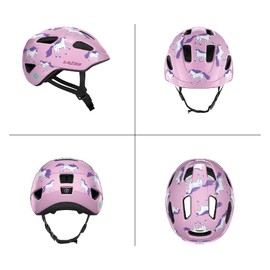LAZER Nutz 2.0 KinetiCore Kids Bike Helmet, Lightweight Bicycling Helmet for Children, Youth Unisex Cycling Head Gear, Unicorns, One Size
